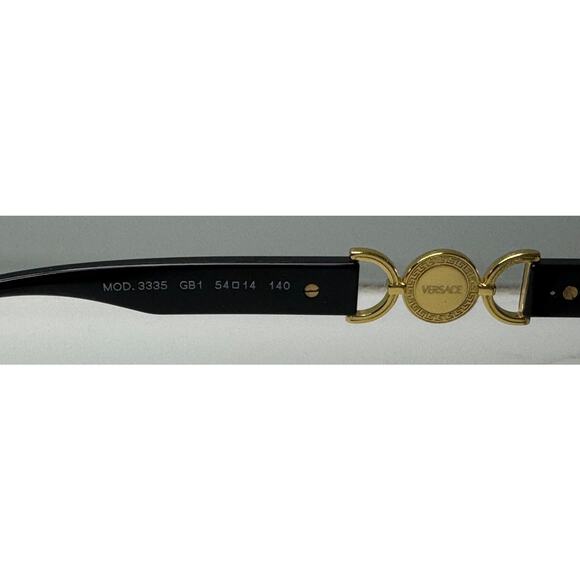 Versace Black & Gold Glasses Original Case & Cleaning Cloth - 3335 GB1 54014 140 - Picture 10 of 12